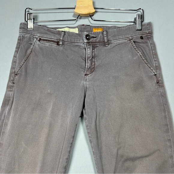 Anthropologie Pilcro and the Letterpress Pants Fit Hyphen Sz 27 Purple Chinos - Picture 2 of 10